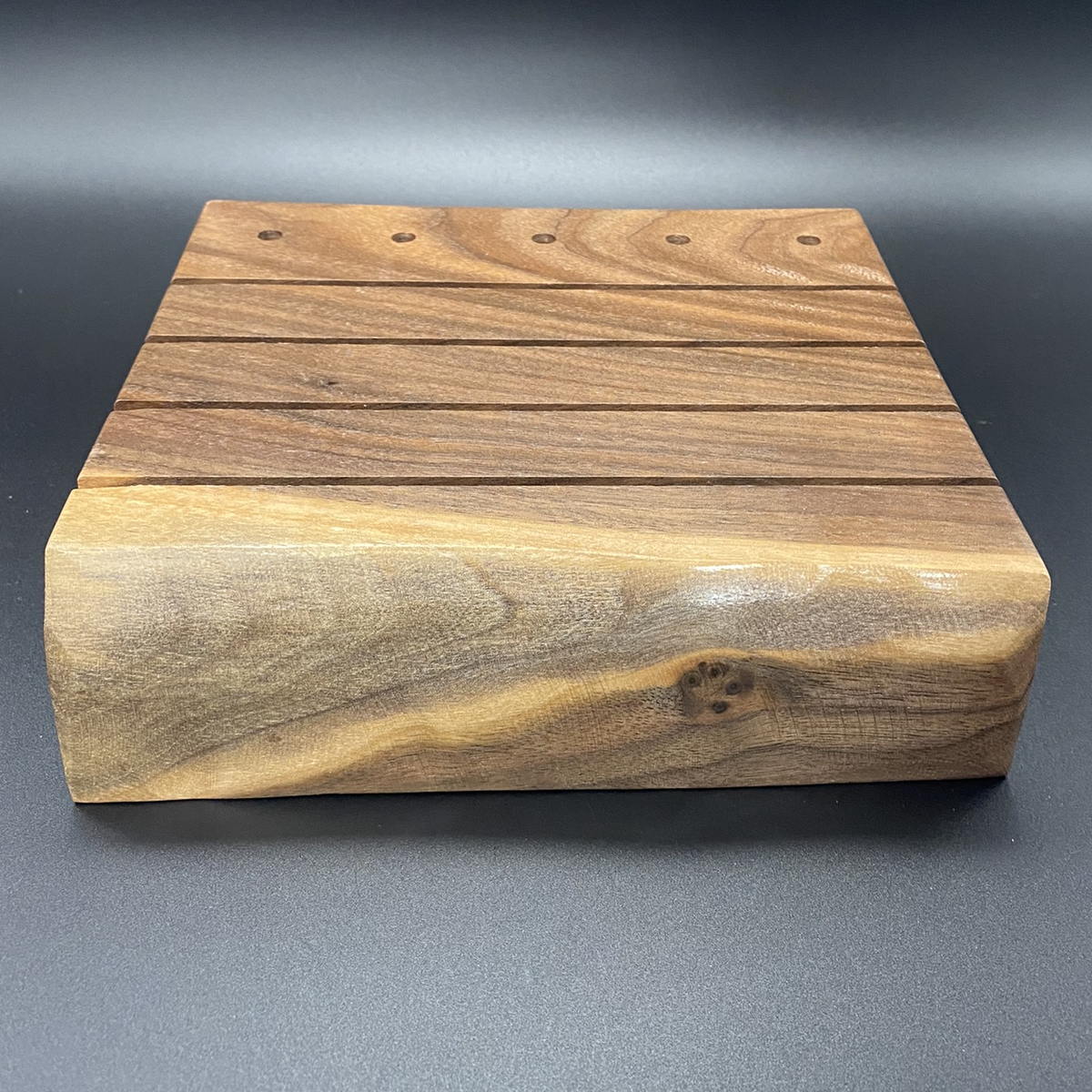 Live Edge Style Walnut Display Medium